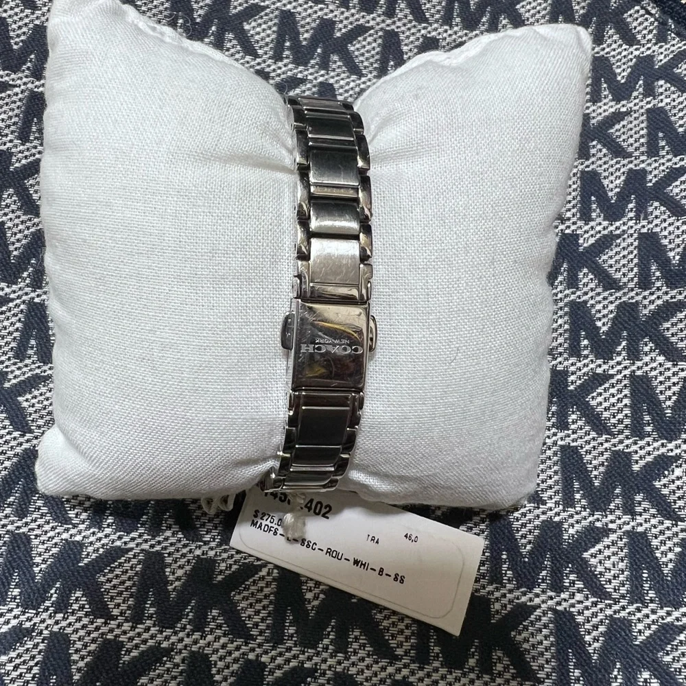Coach Women's 14502402 Madison Silver Tone Stainless Steel Crystal Glitz Watch - Picture 2 of 9